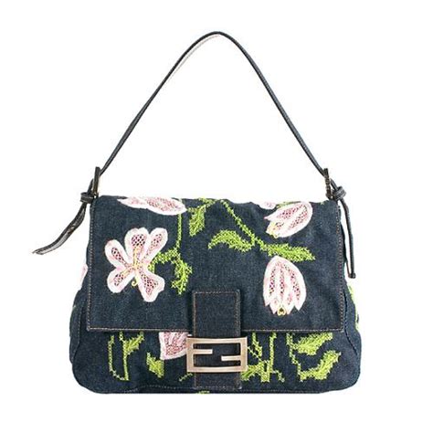 fendi denim shoulder bag|fendi adjustable shoulder handbags.